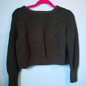 AA Cropped Fisherman Sweater